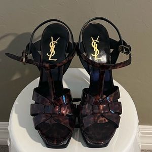 Saint Laurent Tribute Tortoise-Patent Platform